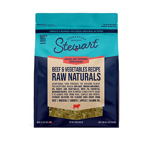 79% Off Stewart Raw Naturals Dog Food!
