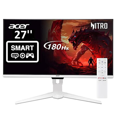 27" Acer Nitro 2560x1440 180Hz 1ms IPS Gaming Smart Monitor w/ Google TV $166.80 + Free Shipping