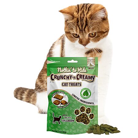 3-Oz Fieldcrest Farms Nothin’ to Hide Collagen Cat Treats (Catnip Flavor) $2.79 + Free Shipping w/ Prime or on $35+