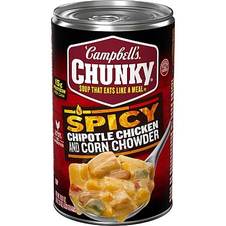 18.8-oz Campbell’s Chunky Soup (Chipotle Chicken Corn Chowder) $1.55 w/ S&S + Free Shipping w/ Prime or on $35+