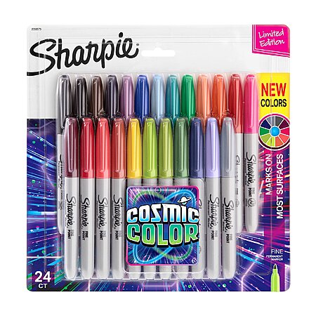 24-Pack Sharpie Cosmic Color Fine Point Permanent Markers $16.60 w/ S&S + Free Shipping w/ Prime or on $35+