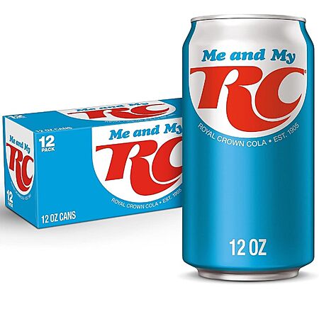 12-Pack 12-Oz RC Cola Soda $4.75 w/ S&S + Free Shipping w/ Prime or on $35+