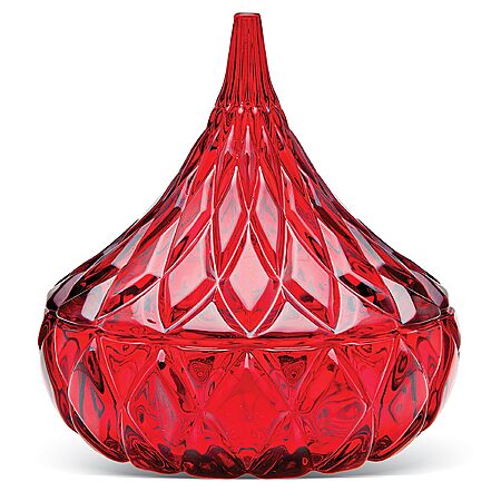 Hersheys Kiss Glass Candy Dish (5"x5"; Red) $6 + Free Shipping w/ Prime or on $35+