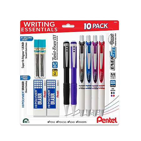 [Select Accounts] 10-Pack Pentel Writing Essentials $5.90 + Free Shipping w/ Prime or on $35+