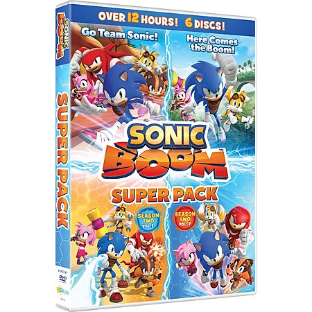 Sonic The Hedgehog: Sonic Boom Super Pack (6-DVD Collection) $8.23 + Free Shipping w/ Prime or on $35+