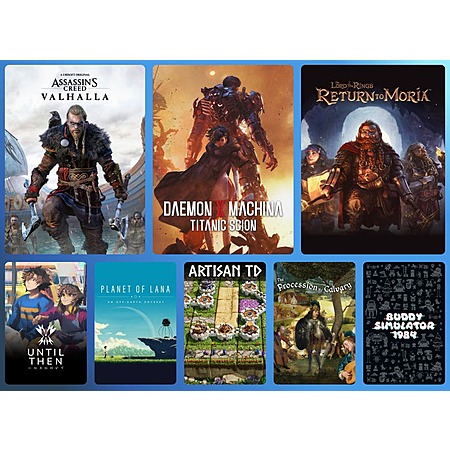 Humble Choice April: Assassin's Creed Valhalla, Daemon X Machina: Titanic Scion, LOTR: Return to Moria & More (Steam Games) $15
