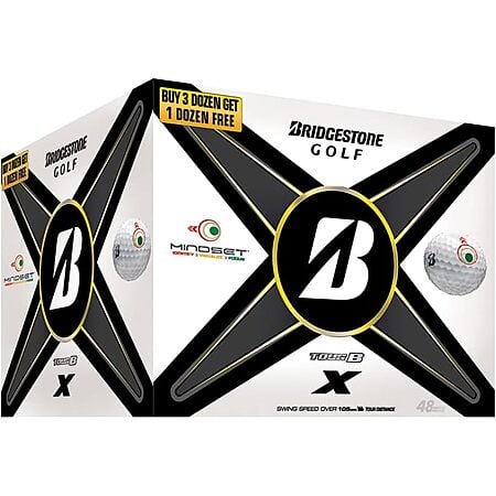 48-Count Bridgestone Golf Prior Generation Tour B X Mindset Quadfecta Golf Balls $117 ($2.44/ball) + Free Shipping