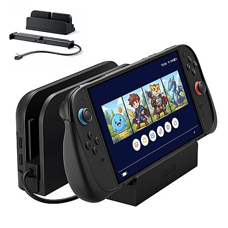 JSAUX Extender Cable with Stand for Switch 2 Dock $13.99 + Free Shipping w/ Prime or on $35+