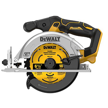 DEWALT 20V Max 6-1/2" Brushless Cordless Circular Saw (Tool Only) $49 + Free Shipping