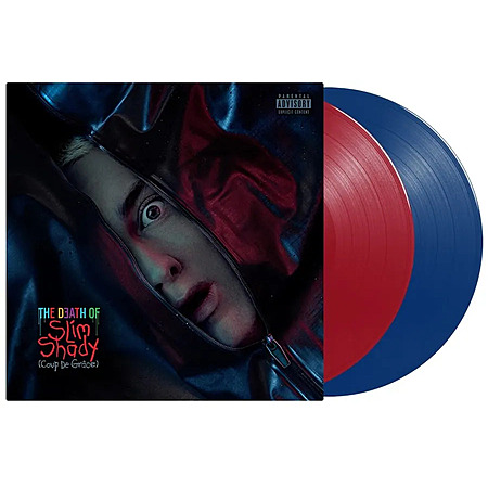 Eminem "The Death of Slim Shady (Coup de Grâce)" (2LP Red/Blue Vinyl + MP3 Album)