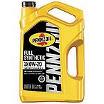 Menards Stores: 5-Qt Pennzoil Full Synthetic Motor Oil + $2.10 Menards Credit $17 (In-Store Only)
