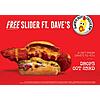 Free Dave's Hot Chicken Slider 10/23
