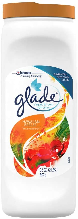 Amazon.com: Glade Carpet and Room Refresher, Deodorizer for Home, Pets, and Smoke, Hawaiian Breeze, 32 Oz, Pack of 1: Health & Personal Care $1.94