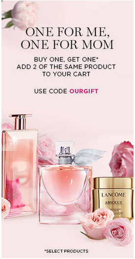 Lancome BOGO: Idole, La Vie Est Belle Eau de Parfum $75 &amp; more, Free shipping at $75, Free Engrave on Perfumes