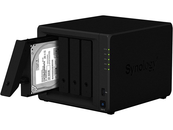 Synology DS418 4-Bay NAS - $320 at Woot, FS w/Amazon Prime