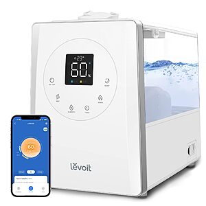 LEVOIT LV600S Smart Warm and Cool Mist Humidifier $65.99 on Amazon $66