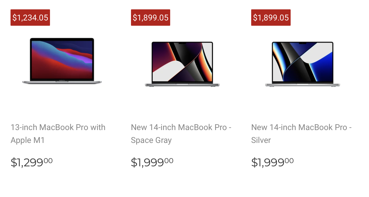 Expercom - Apple 14 inch MacBook Pro Space Gray / Silver 5% off - $1899