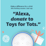 Donate to Toys for Tots &amp; Amazon will match toy for toy through Alexa