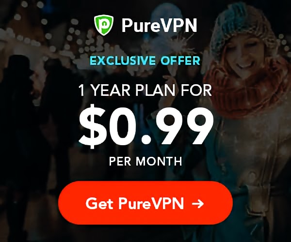 PureVPN $0.99/mo for a year