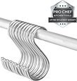 Pro Chef Kitchen Tools Premium Round S Shaped Hooks in 10 Pack for $9.9 - Amazon lightening deal