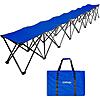 Trademark Innovations 8-Seater Folding Bench - Blue $29.99
