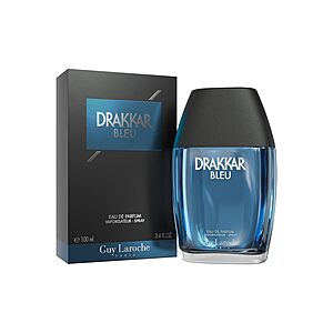 2025 Guy Laroche Drakkar Bleu 3.4 Fl Oz Eau de Parfum $25 and Free Shipping with Amazon Prime