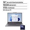 Lenovo Yoga 7i 2-in-1 16&amp;quot; 2K Touchscreen Laptop - Intel Core Ultra 7 155U with 16GB, 1TB SSD (Storm Grey), open box from $356.99