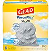 Amazon: 140-Ct 13-Gallon Glad ForceFlex Tall Kitchen Trash Bags (Fresh Clean) $14.69 w/ S&amp;amp;S