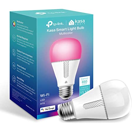 TP-Link Kasa KL130 WiFi Smart Bulb, Full Color Changing Dimmable $10.49 @Amazon