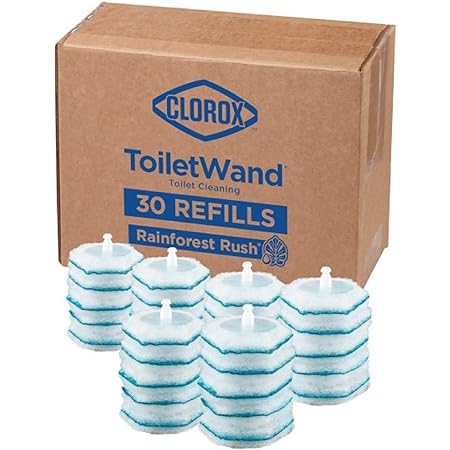 30-Ct Clorox Original ToiletWand Disinfecting Refills, Original $9.81 (or) Rainforest Rush $12.02 w/ S&S