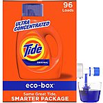 105-Oz Tide Liquid Laundry Detergent Soap Eco-Box (HE, 96 Loads) $13.45 w/ Subscribe &amp; Save