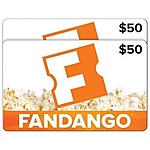 Costco Members: 2-Pack $50 Fandango eGift Cards (Email Delivery) $70