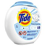81-Ct Tide PODS Free & Gentle Laundry Detergent Soap Pods + $15 Amazon Credit 3 for $46.25 w/ Subscribe &amp; Save