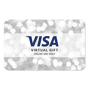 $100 Visa Virtual eGift Card (Email Delivery) $100 (Activation Fee Waived)