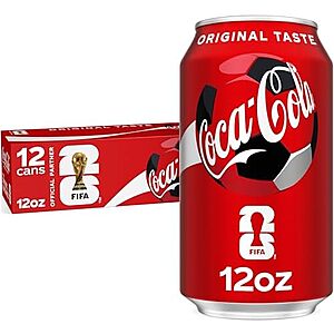 12-Pack 12-Oz Coca-Cola Soda Soft Drink Cans 3 for $12.60 w/ Subscribe & Save & More
