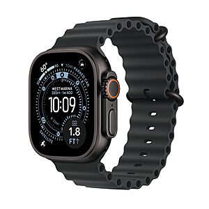 [Used-Like New] 49mm Apple Watch Ultra 3 (GPS + Cellular) Smartwatch w/ Titanium Case, Black Ocean Band $587.56 @Amazon