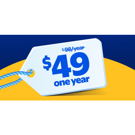 Walmart+ new membership 1-Year $49