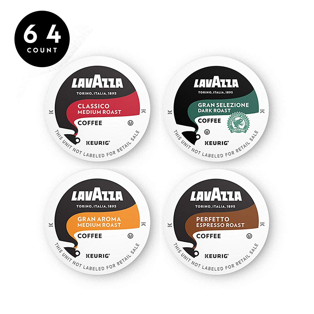 64-Count Lavazza Coffee K-Cup Pods, Variety Pack $18.93 ...
