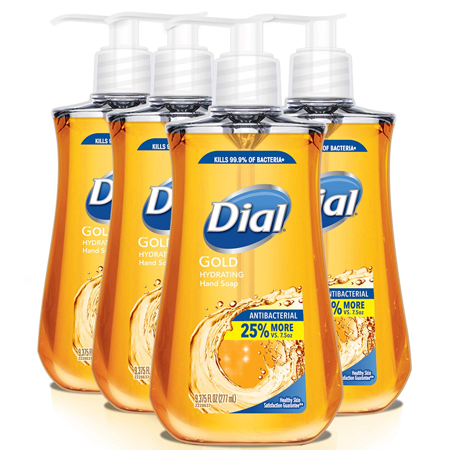 4-Count 9.375oz Dial Antibacterial Liquid Hand Soap (Gold ...