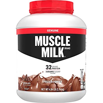 4.94lbs Muscle Milk Genuine Protein Powder (Chocolate) $23.80, Vanilla Crème $23.52 or less w/ S&S