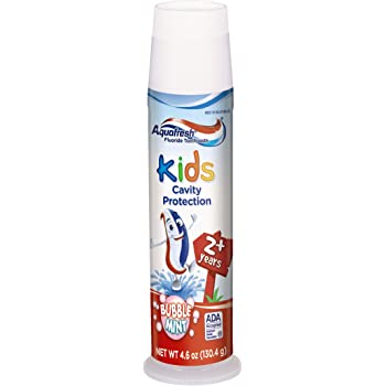 3-Ct 4.6oz Aquafresh Kids Toothpaste, Bubble Mint $3.85 or less w/ S&S