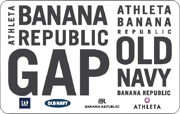 $50 Gap Options(Valid at Gap, Old Navy, Banana Republic and Athleta) eGC $40 @Paypal.com