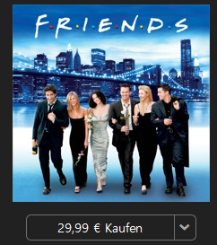 Itunes Germany - Friends - The complete series - digital Full HD TV Show - english audio $32