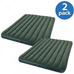 Intex Queen Fabric Airbed with Pump 2-Pack Value Bundle $39 + Free Store Pick-Up