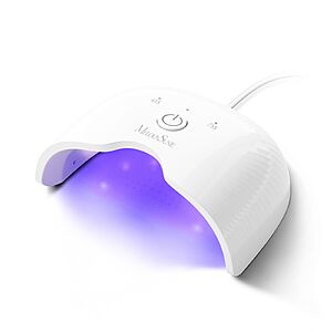 MelodySusie Mini LED UV Nail Lamp with Lightweight Design $4.99