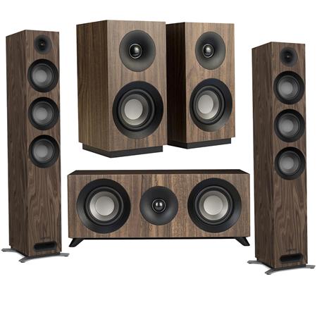 Jamo Speakers 5.0 Home Cinema Pack: S 809 (pair) + S 801 (pair) + S 81 (WALNUT or Black)