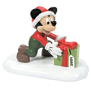 Department 56 Disney Village Mickey Mouse Minnie Will Love This Figurine, 2.5 Inch $19.80