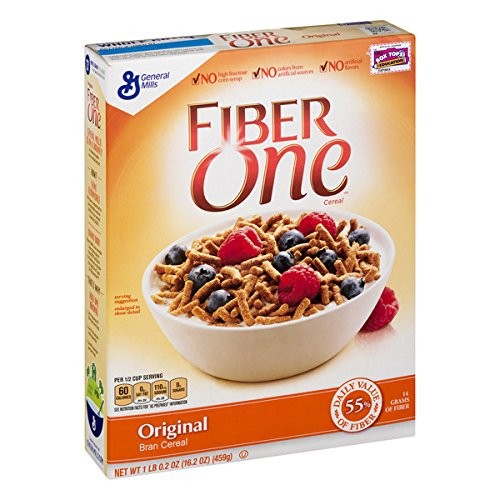 Fiber One Cereal, Original Bran, Whole Grain, 16.2 oz 6-Pack as low as $13.87 w/ S&S (lowest ever on Amazon)