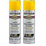 2-pack 15 Oz Rust-Oleum 7543838 Professional High Performance Enamel Spray Paint $9.88