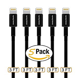 5Pack 3ft Lightning Iphone Charger Cables $4.60